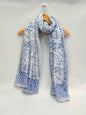 mul cotton hand block printed stole