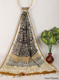 Linen Cotton Dupatta Hand block The Street Pal