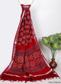 Linen Cotton Dupatta Hand block The Street Pal