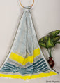 Linen Cotton Dupatta Hand block The Street Pal