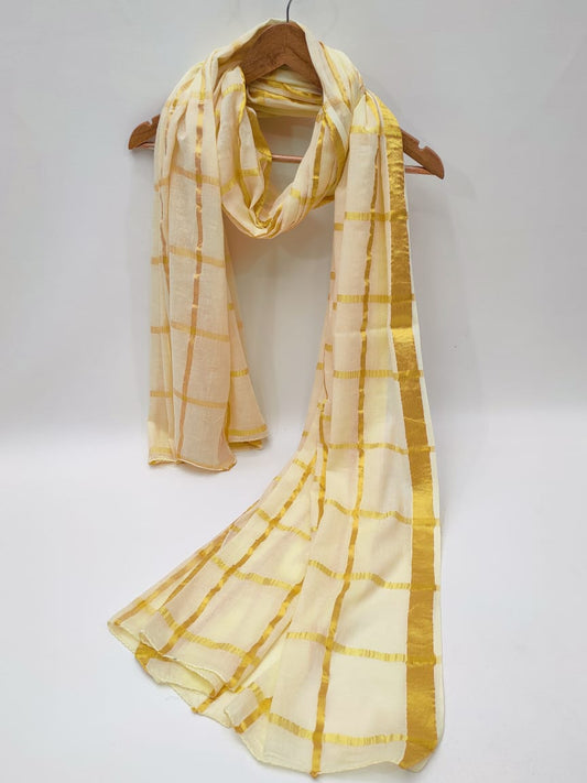2.5 Meter Bandhani Mul-Cotton Dupatta 