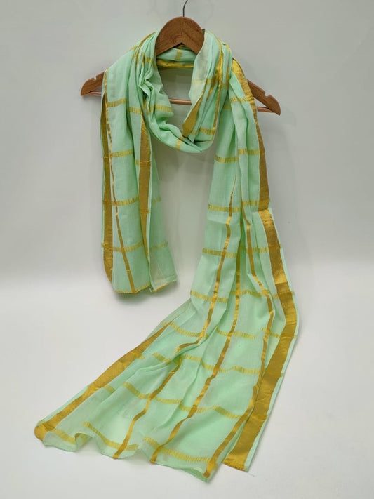 2.5 Meter Bandhani Mul-Cotton Dupatta 