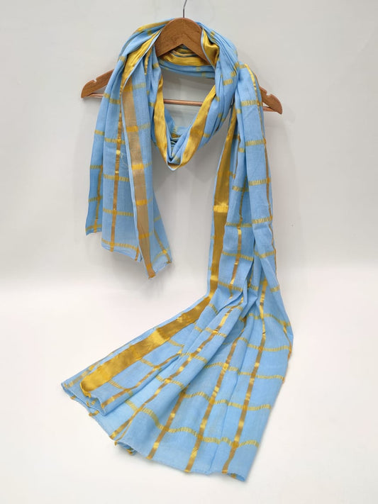 2.5 Meter Bandhani Mul-Cotton Dupatta 