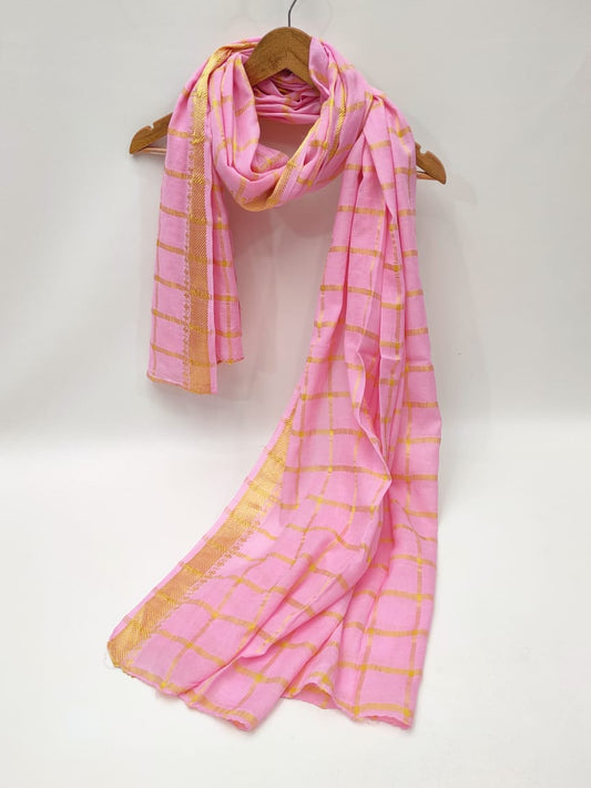 2.5 Meter Bandhani Mul-Cotton Dupatta 