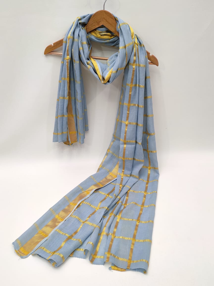 2.5 Meter Bandhani Mul-Cotton Dupatta 