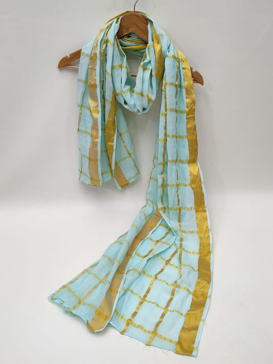 2.5 Meter Bandhani Mul-Cotton Dupatta 