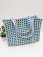 Quilted Tote Bag without zip - 17x18x 6 inches