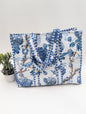 Quilted Tote Bag without zip - 17x18x 6 inches