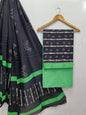 Tie Die / Shibori Cotton Salwar Suit Set with Cotton Dupatta  - TSPSMGB1