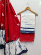 Tie Die / Shibori Cotton Salwar Suit Set with Cotton Dupatta  - TSPSMGB2