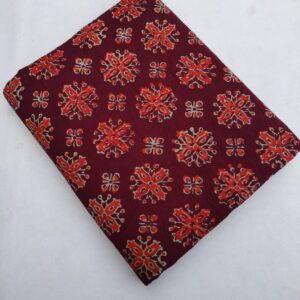 Bagru Pure Cotton Hand Block Fabric – TSPRBK695