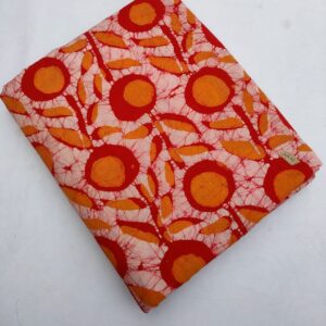Bagru Pure Cotton Hand Block Fabric – TSPRBK701