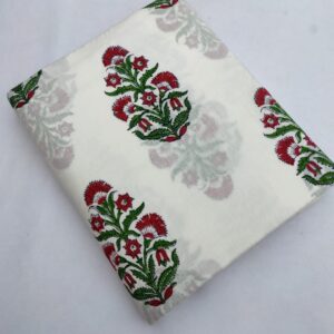 Bagru Pure Cotton Hand Block Fabric – TSPRBK720
