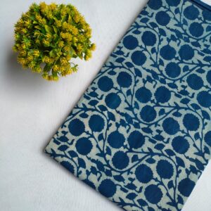 Hand Block Printed Pure Cotton Fabric – TSPRFBK104
