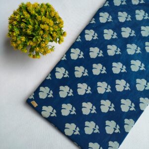 Hand Block Printed Pure Cotton Fabric – TSPRFBK114
