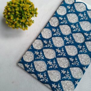 Hand Block Printed Pure Cotton Fabric – TSPRFBK21