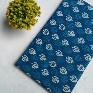 Hand Block Printed Pure Cotton Fabric – TSPRFBK48