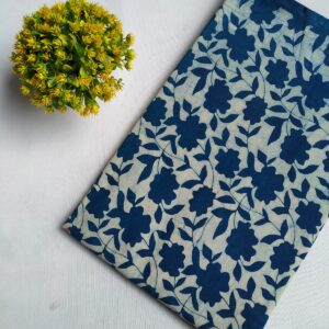 Hand Block Printed Pure Cotton Fabric – TSPRFBK50