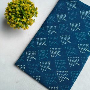 Hand Block Printed Pure Cotton Fabric – TSPRFBK56