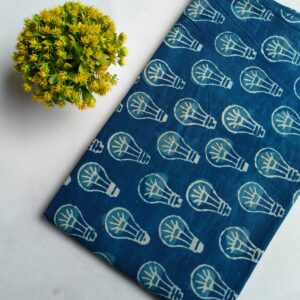 Hand Block Printed Pure Cotton Fabric – TSPRFBK57