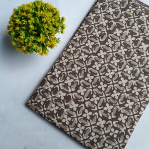 Hand Block Printed Pure Cotton Fabric – TSPRFBK61