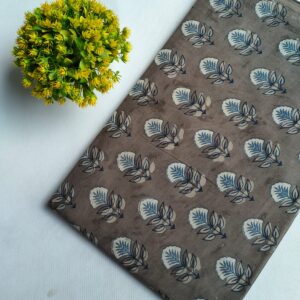 Hand Block Printed Pure Cotton Fabric – TSPRFBK67