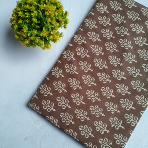 Hand Block Printed Pure Cotton Fabric – TSPRFBK75
