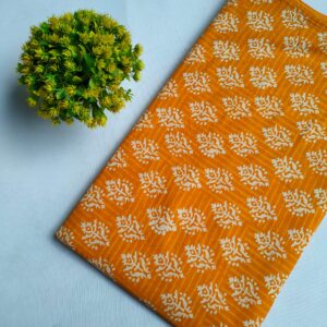 Hand Block Printed Pure Cotton Fabric – TSPRFBK79
