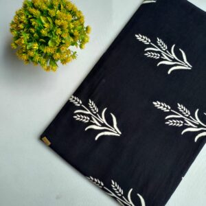 Hand Block Printed Pure Cotton Fabric – TSPRFBK88