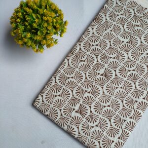 Hand Block Printed Pure Cotton Fabric – TSPRFBK91