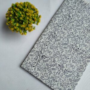 Hand Block Printed Pure Cotton Fabric – TSPRFBK93