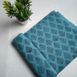 Pure Cotton Hand Block Printed Fabric – TSPTKB16