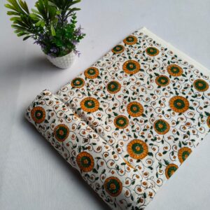 Pure Cotton Hand Block Printed Fabric – TSPTKB25