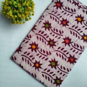 Bagru Hand Block Pure Cotton Fabric – TSPRBKA2