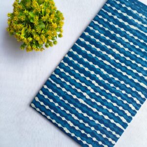 Bagru Hand Block Pure Cotton Fabric – TSPRBKA38