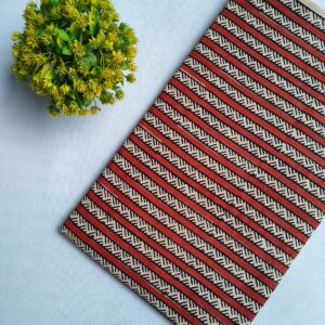 Bagru Hand Block Pure Cotton Fabric – TSPRBKA8