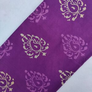 Sanganeri Hand Block Printed Pure Cotton Fabric In Running Length – TSPRS590