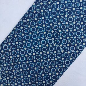 Sanganeri Hand Block Printed Pure Cotton Fabric In Running Length – TSPRS592