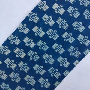Sanganeri Hand Block Printed Pure Cotton Fabric In Running Length – TSPRS594