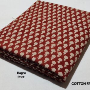 Bagru Pure Cotton Hand Block Printed Fabric – TSPRBK19