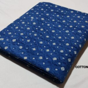 Indigo Bagru Pure Cotton Hand Block Printed Fabric – TSPRBK3