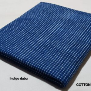 Indigo Bagru Pure Cotton Hand Block Printed Fabric – TSPRBK6