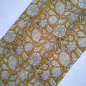 Pure Cotton Hand Block Printed Fabric – TSPRKBT40